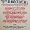 The R Document | Irving Wallace