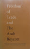 Freedom of Trade and The Arab Boycott | Susan Hattis-Rolef (Ed.)