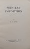 Printers’ Imposition | F. C. Avis