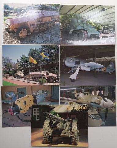 7 Postcards of Exhibitions at the SA Military Museum