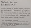 Les Fruits d’Or (French) | Nathalie Sarraute