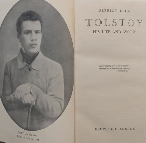 Tolstoy: His Life and Work | Derrick Leon