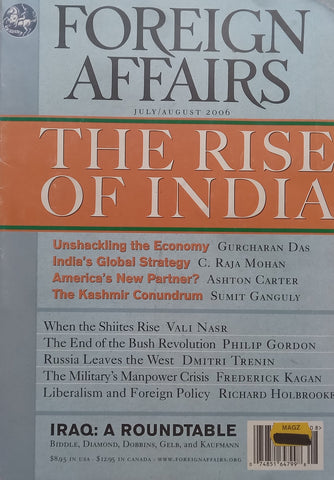 Foreign Affairs (July/August 2006, ‘The Rise of India’ Issue)