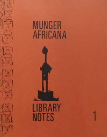 Edouard Maunick: A Black Mauritian Poet Speaks (Munger Africana Library Notes No. 1)