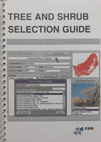 Tree and Shrub Selection Guide (With Loosely-Inserted Letter) | Graham von Maltitz, et al.