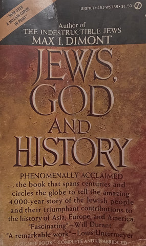 Jews, God and History | Max I. Dimont