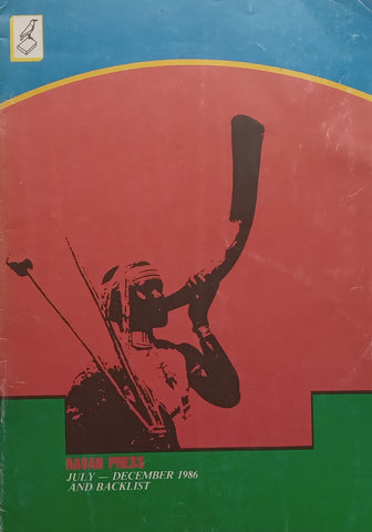Ravan Press: July-September 1986 Catalogue and Backlist (With Loosely Inserted Original Invoice)