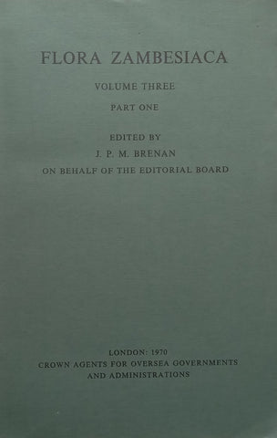 Flora Zambesiaca (Vol. 3, Part 1) | J. P. M. Brenan (Ed.)