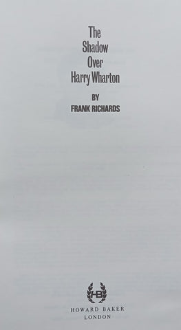 The Shadow Over Harry Wharton | Frank Richards