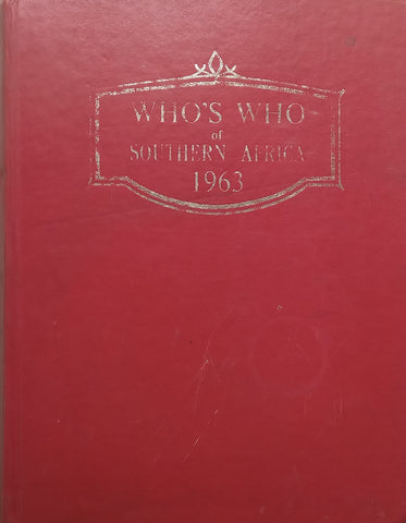 Who’s Who of Southern Africa 1963