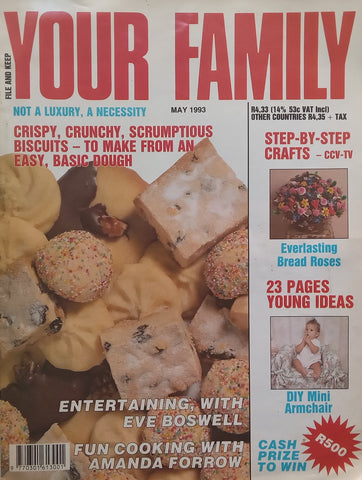 Your Family Magazine (May 1993, with Advertising Leaflet for Disney’s Small World Library, Pattern Intact)