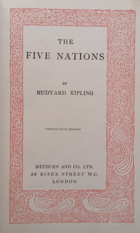 The Five Nations (Published 1922) | Rudyard Kipling