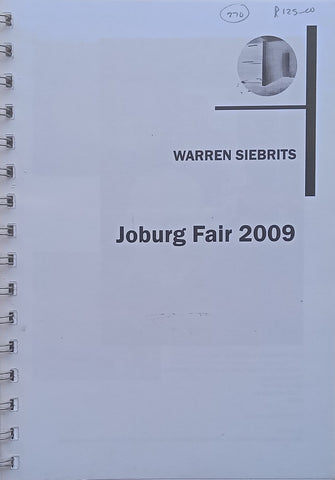 Warren Siebrits Joburg Fair 2009 (Catalogue)