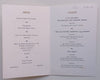 The Cape Electric Tramways Centenary Banquet 1961 Menu