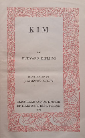 Kim (Published 1924) | Rudyard Kipling