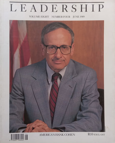 Leadership SA (Volume 8, No. 4, June 1989, with Photographic Essay by Herman Potgieter)
