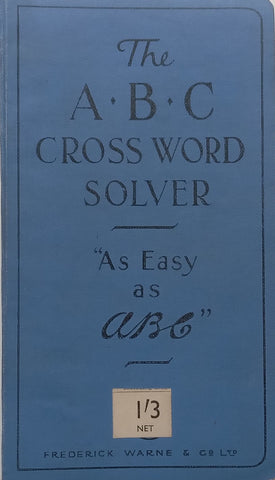 The ABC Crossword Solver | L. E. L.
