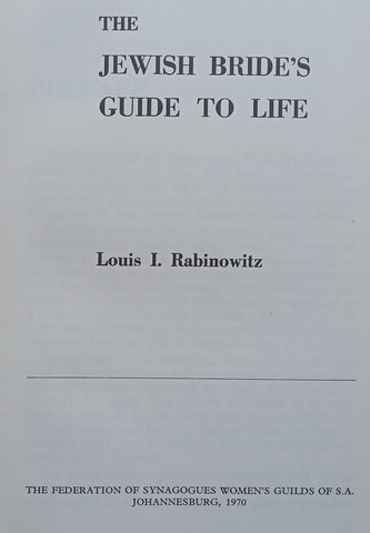 The Jewish Bride’s Guide to Life | Louis I. Rabinowitz