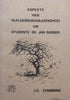 Aspekte van Taalgebruiksvaardigheid vir Studente en Jan Burger (Afrikaans) | J. C. Combrink