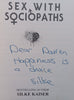 Sex with Sociopaths (Inscribed by Author) | Silke Kaiser