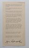 Hym Rabinowitz (Invitation to an Exhibition of his Work)