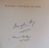 Water: Source of Life (Signed by Author and Illustrator, Inscribed by Illustrator) | Douglas Hey