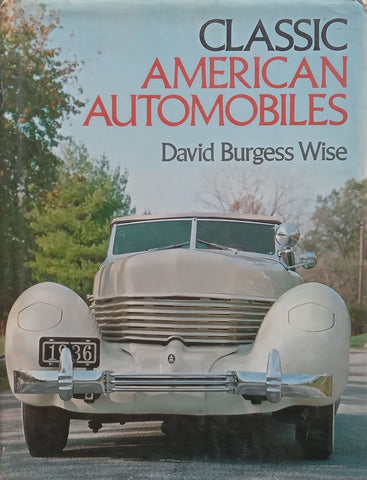 Classic American Automobiles | David Burgess Wise
