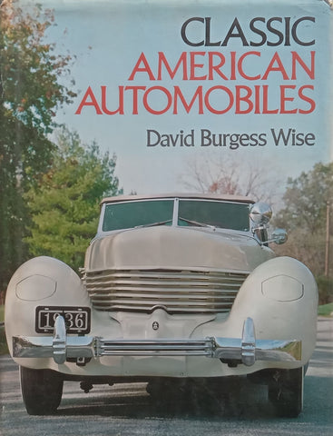 Classic American Automobiles | David Burgess Wise