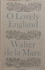 O Lovely England (First Edition, 1953) | Walter de la Mare