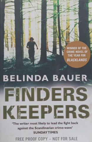 Finders Keepers (Proof Copy) | Belinda Bauer