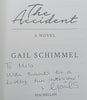 The Accident: A Novel (Inscribed by Author) | Gail Schimmel