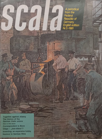 Scala (No. 3, 1981, with Loosely Inserted ‘Hallo Friends’ Pamphlet from Deutsche Welle)