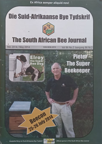 The South African Bee Journal (May 2014, Vol. 86, No. 2)