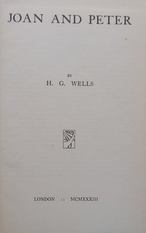 Joan and Peter | H. G. Wells