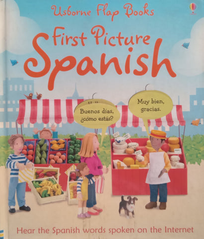 First Picture Spanish (Board Book with Flaps) | Felicity Brooks & Mairi Mackinnon