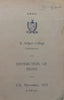 St. Aiden’s College Distribution of Prizes 1953 (Programme, with Signatures)