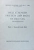 High Strength Friction Grip Bolts for Structural Engineering (British Standards)