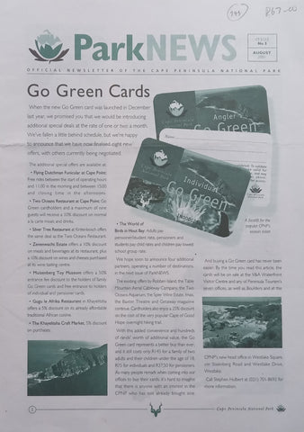 Park News (Issue No. 5, August 2001)