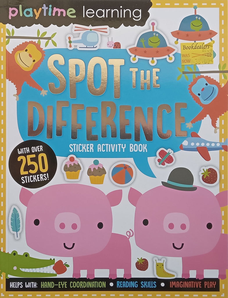 Find Difference Sticker Spot the Difference: Sticker Activity BookPublisher: Make Believe Ideas ...