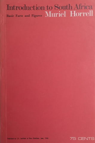 Introduction to South Africa: Basic Facts and Figures (1968) | Muriel Horrell