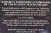 Raphael’s Astronomical Ephemeris of the Planets’ Places for 2015