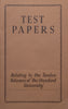 Test Papers Relating to the Twelve Volumes of ‘The Standard University’