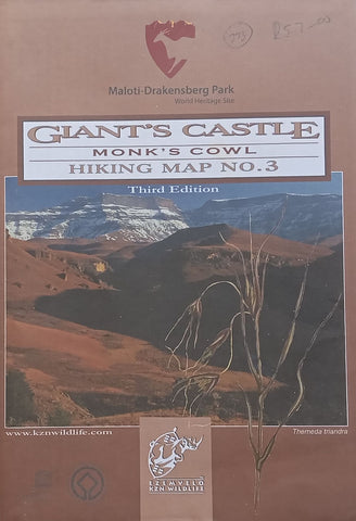 Giant’s Castle: Monk’s Cowl, Hiking Map No. 3