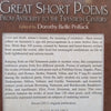 Great Short Poems: From Antiquity to the Twentieth Century | Dorothy Belle Pollack (Ed.)