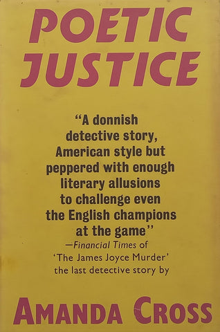 Poetic Justice (First Edition, 1970) | Amanda Cross
