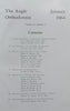 The Angle Orthodontist (Vols. 34-35, 1964-1965)