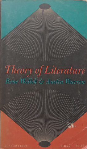 Theory of Literature | Rene Wellek &amp; Austin Warren