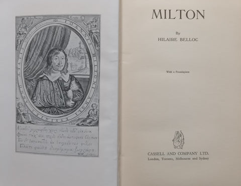 Milton | Hilaire Belloc