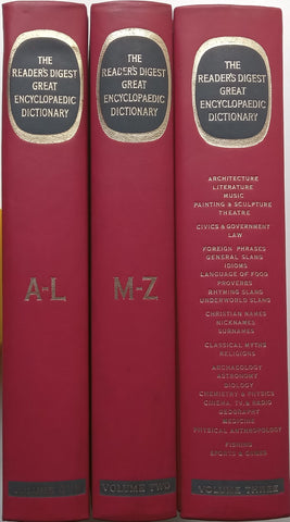 The Reader’s Digest Great Encyclopaedic Dictionary (3 Vols)