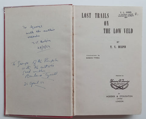 Lost Trails on the Low Veld (Inscribed by the Author and Artist) | T. V. Bulpin & Barbara Tyrrell